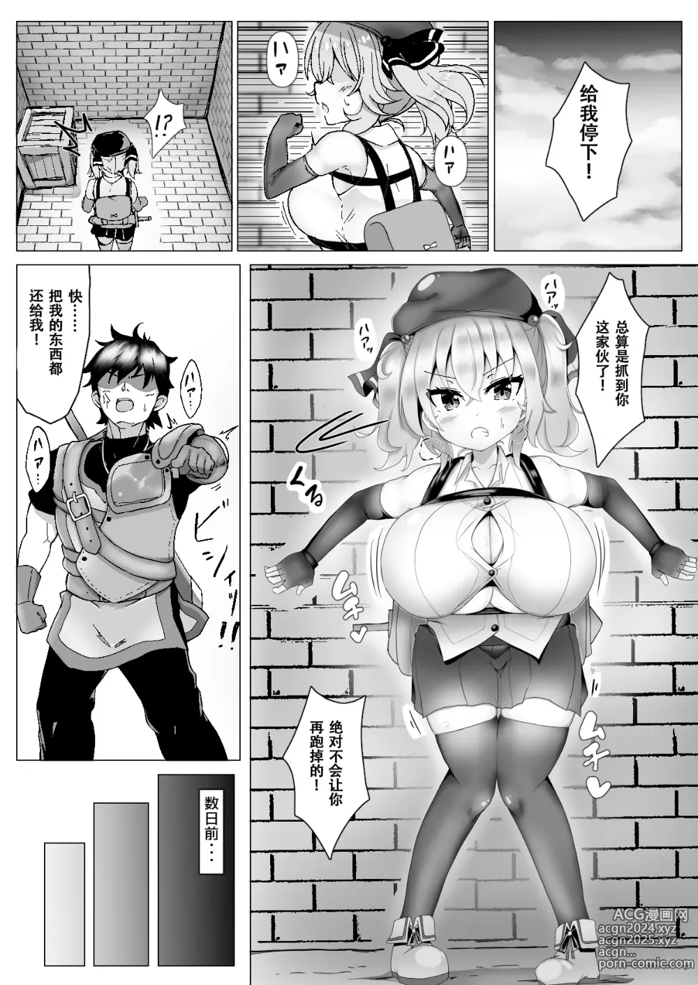 Page 3 of doujinshi 只不过是个欧派超大的盗贼娘而已怎么可能会输!!