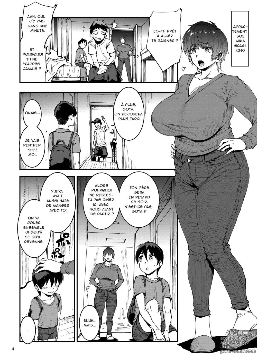 Page 4 of doujinshi Mama Maison ~Premier Chapitre, Chambre 305 de Hiiragi Mika 36 Ans~ (decensored)