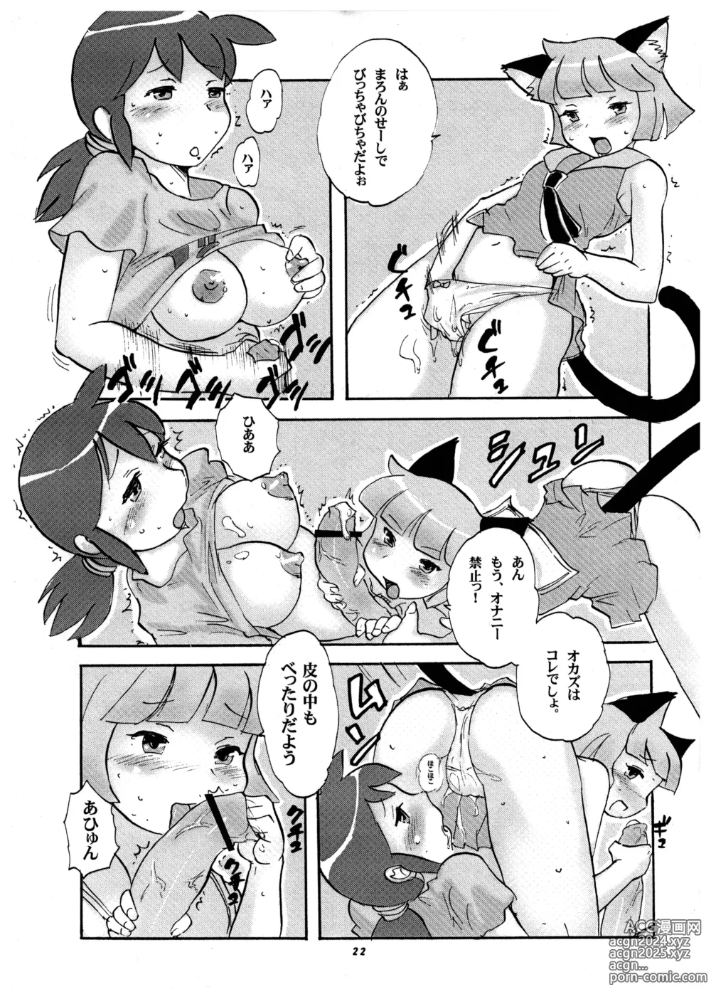 Page 22 of doujinshi Momo-an 23