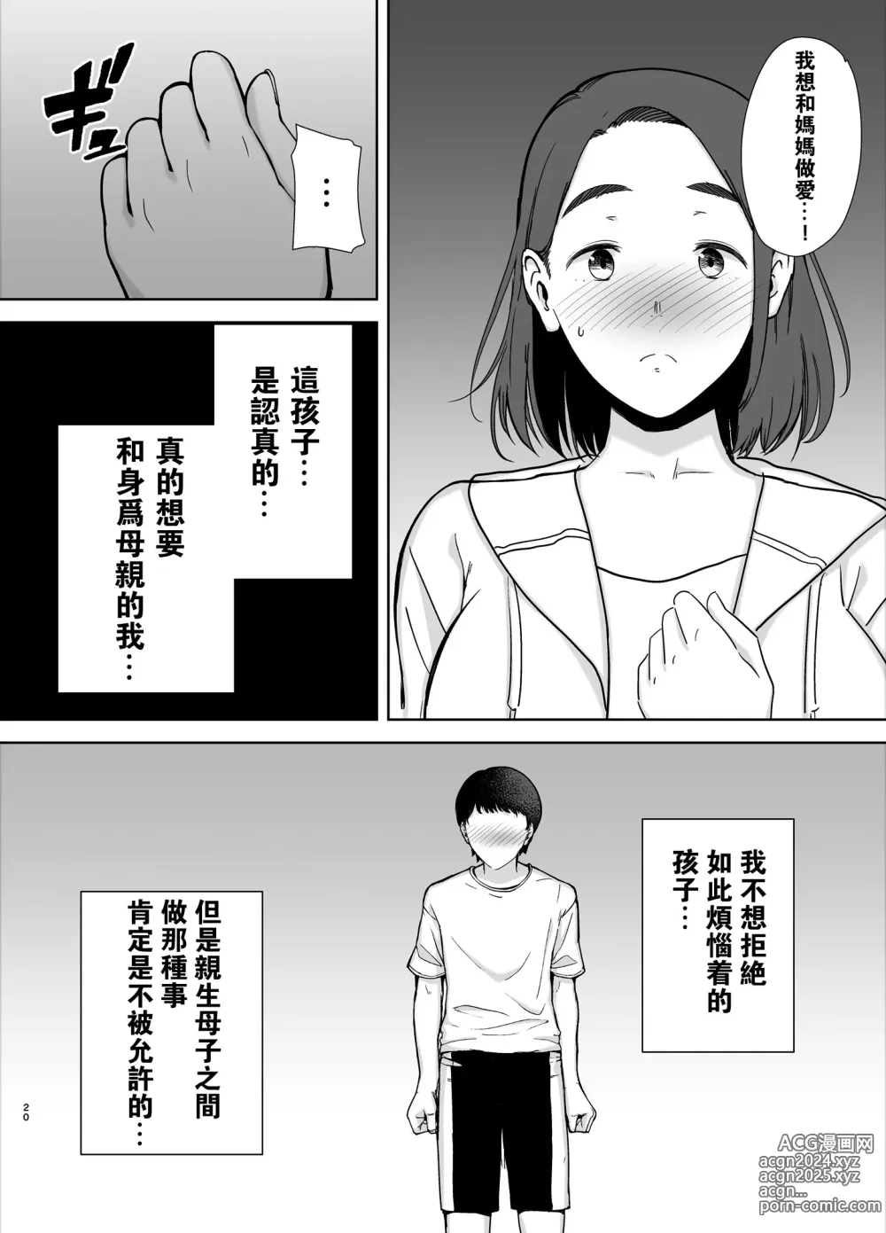 Page 19 of doujinshi 僕の母さんで、僕の好きな人1