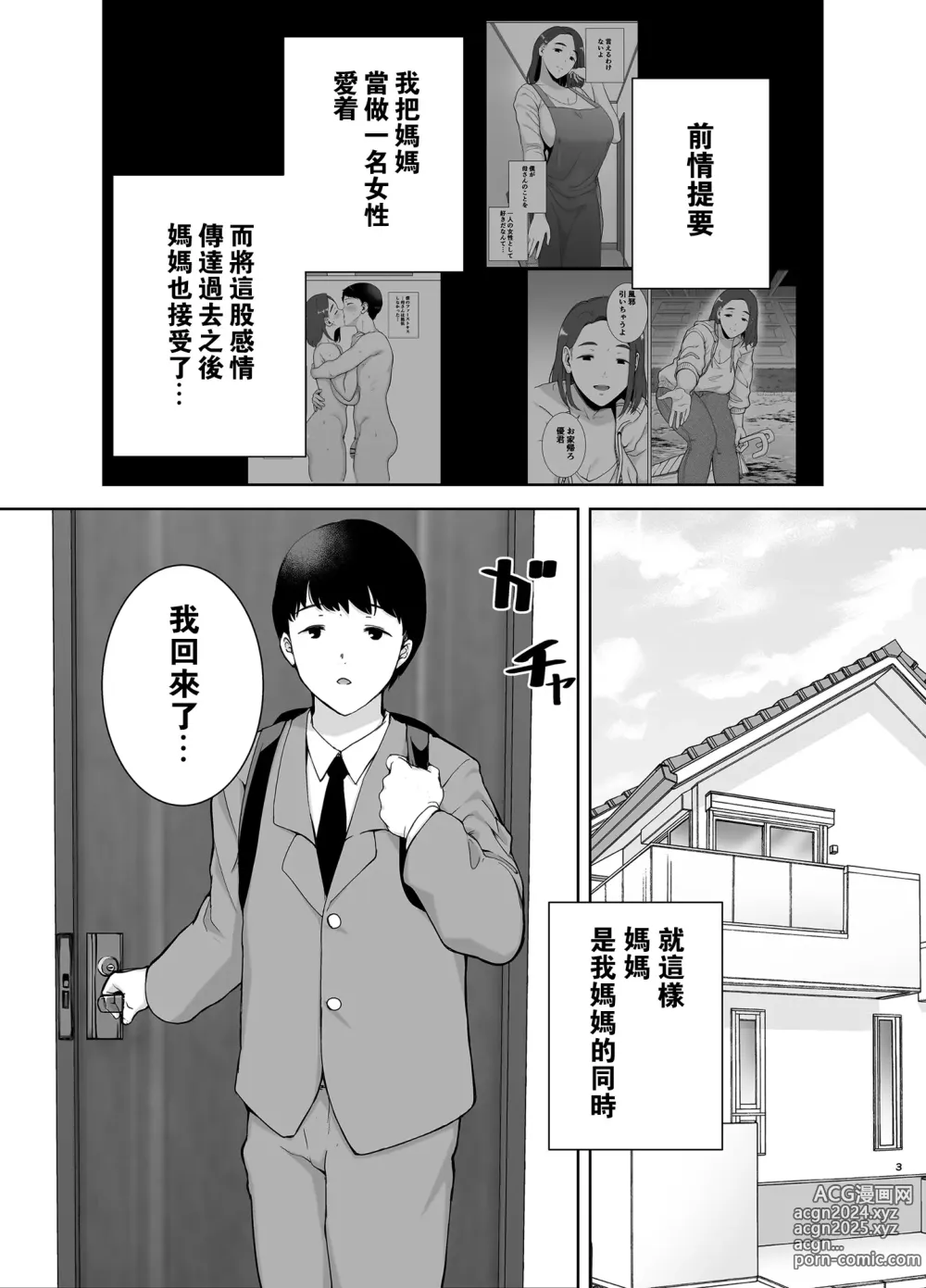 Page 2 of doujinshi 僕の母さんで、僕の好きな人2