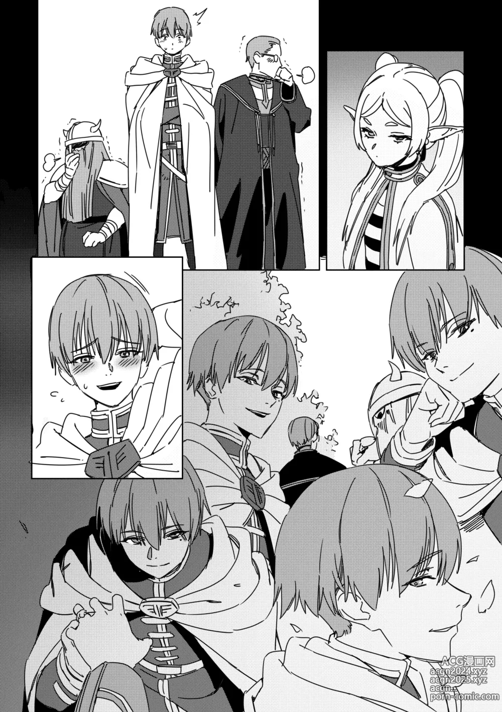 Page 39 of doujinshi LUXsumildo~被暗算下药成为精神崩坏精灵肉便器的芙莉莲大人！（葬送的芙莉莲同人轮奸H·LC整合汉化组）