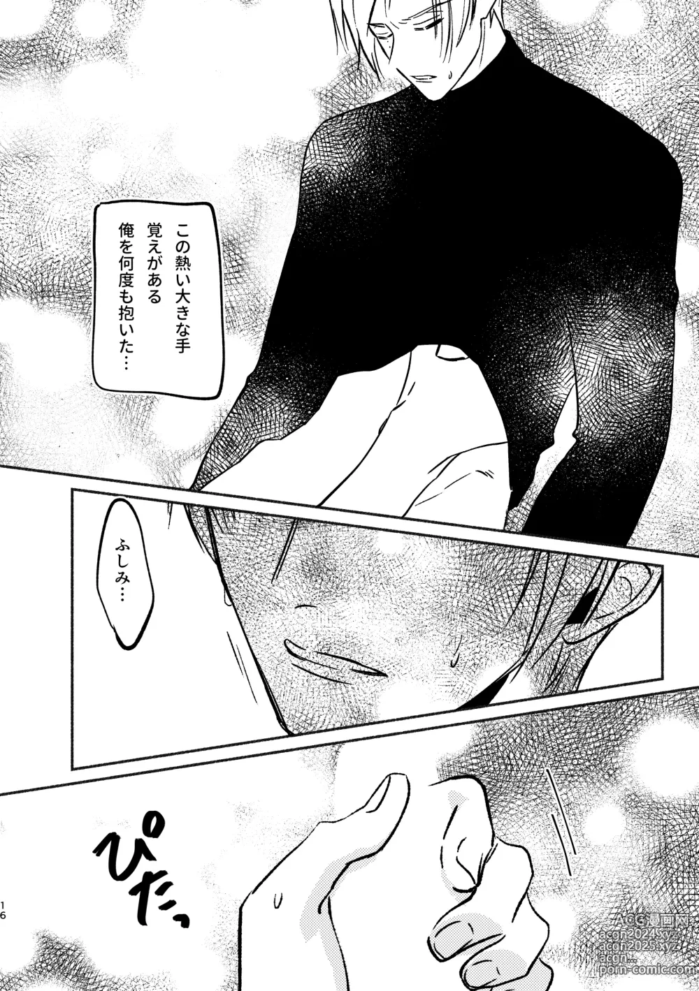 Page 16 of doujinshi Yagate wa futari no yoru ni naru