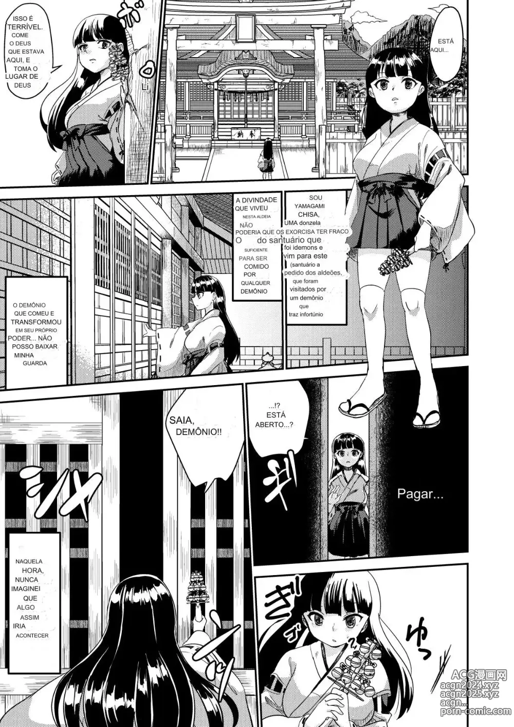 Page 3 of doujinshi Oni o Okoraseta Miko no Hanashi