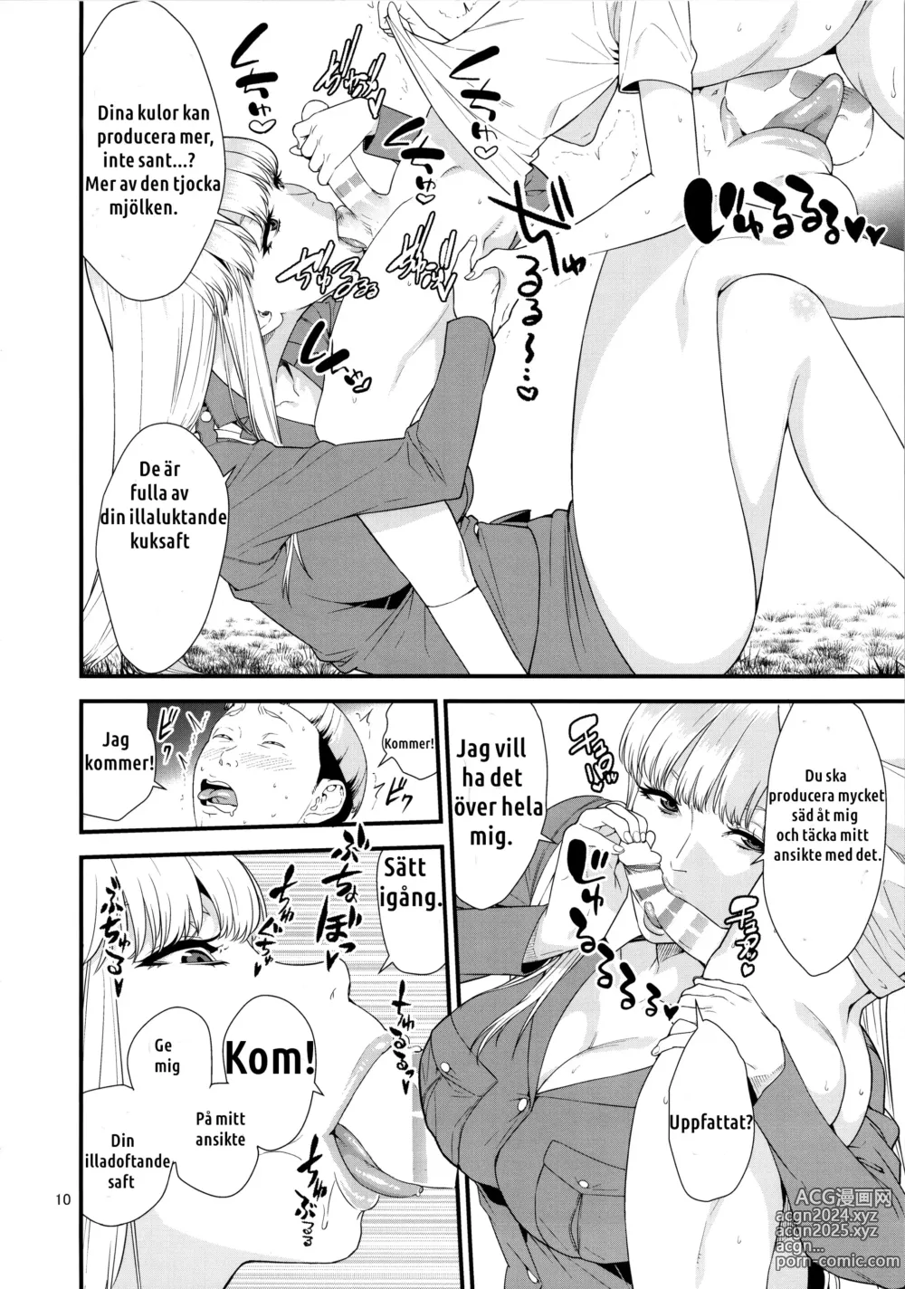 Page 9 of doujinshi Fellatiodrottning Reikos Vardag