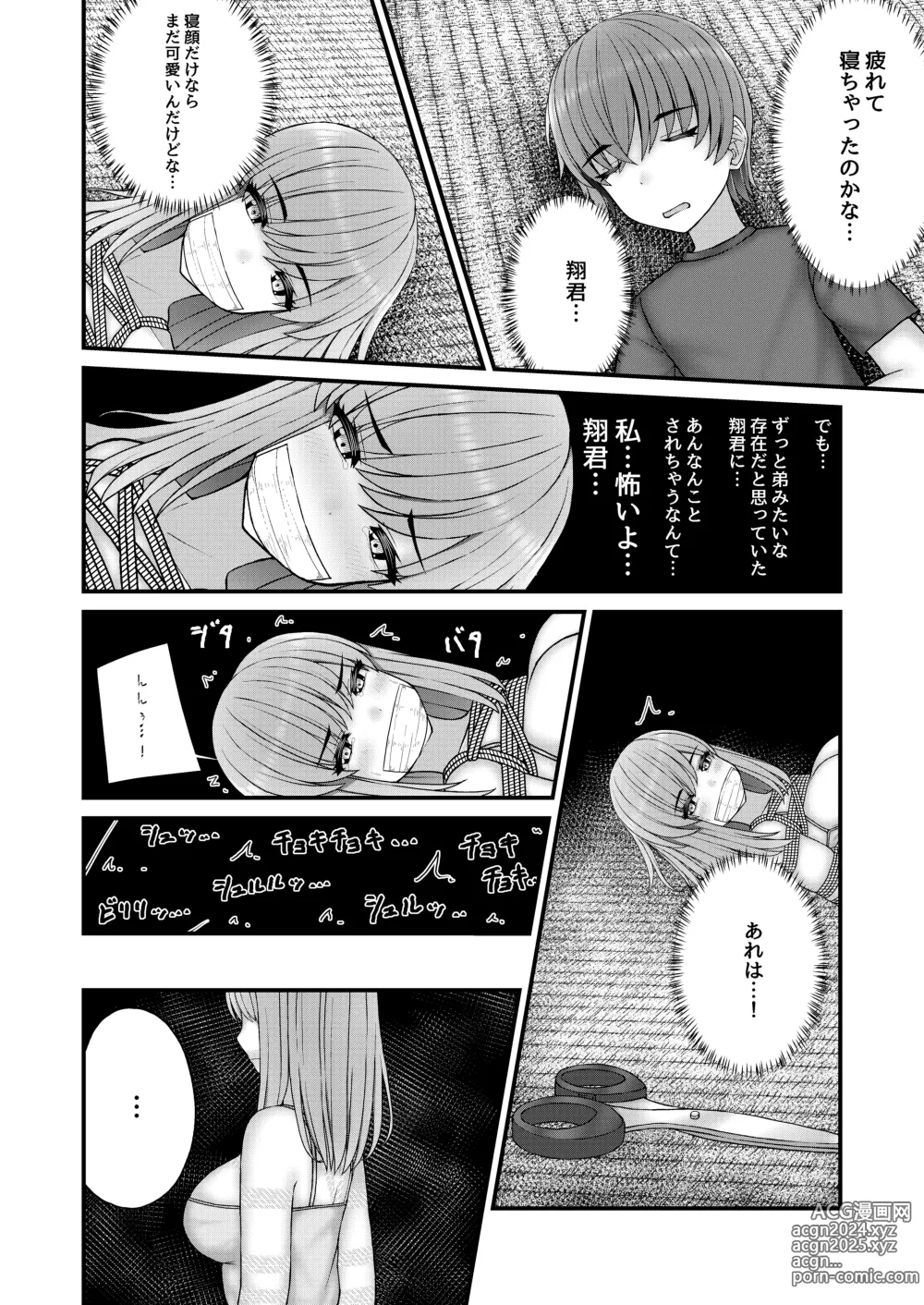 Page 29 of doujinshi Akogare no Onee-san wa Shibararete Boku no Mono