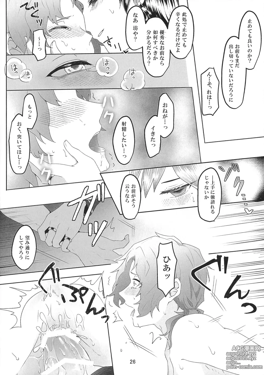 Page 25 of doujinshi Torikago no Tawamure