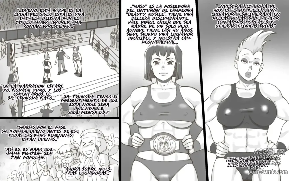 Page 5 of doujinshi Mama Time Pro ~Edición de Lucha Libre~