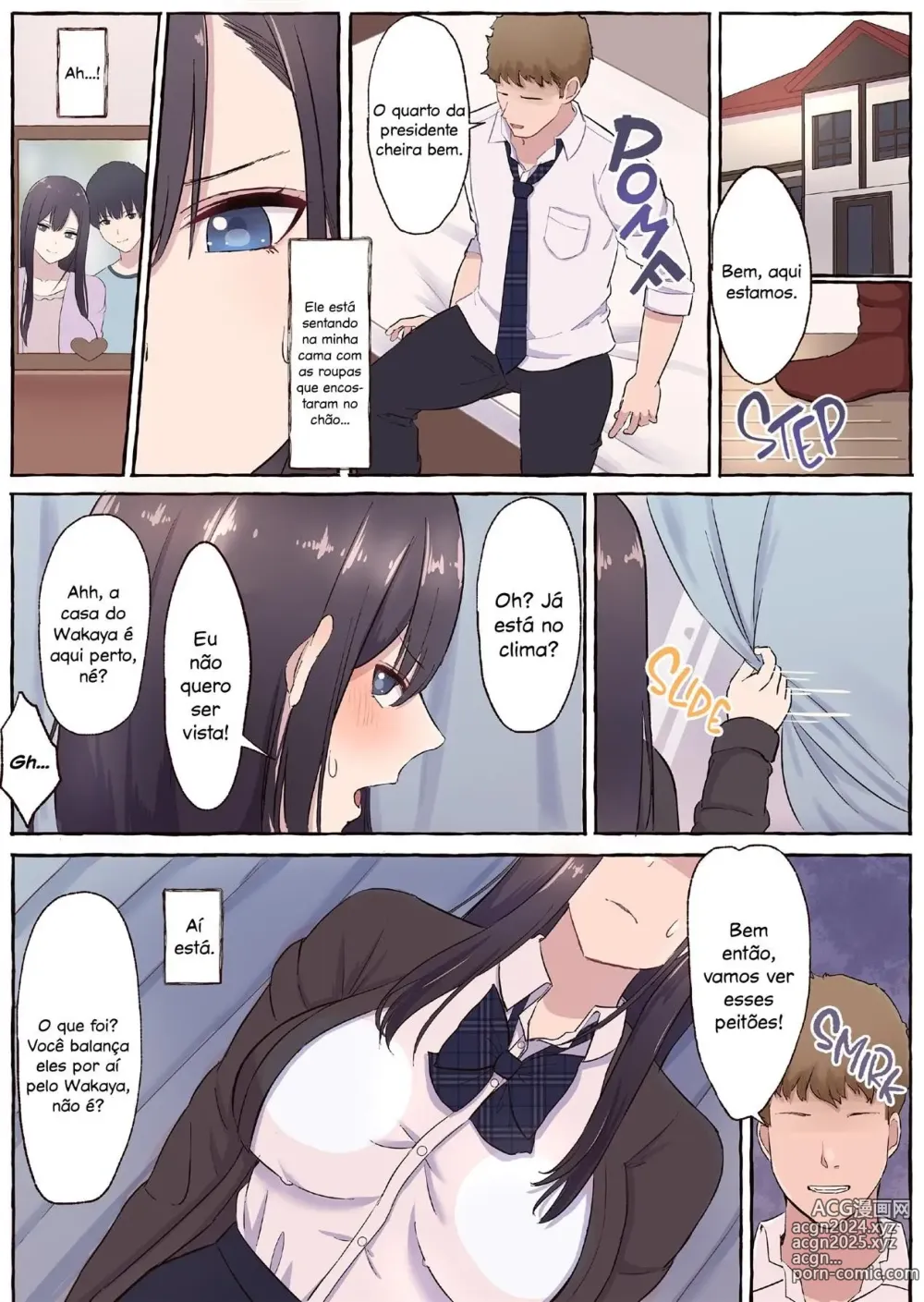 Page 11 of doujinshi Cool na Kyonyuu Iinchou, Netorare Kairaku Ochi