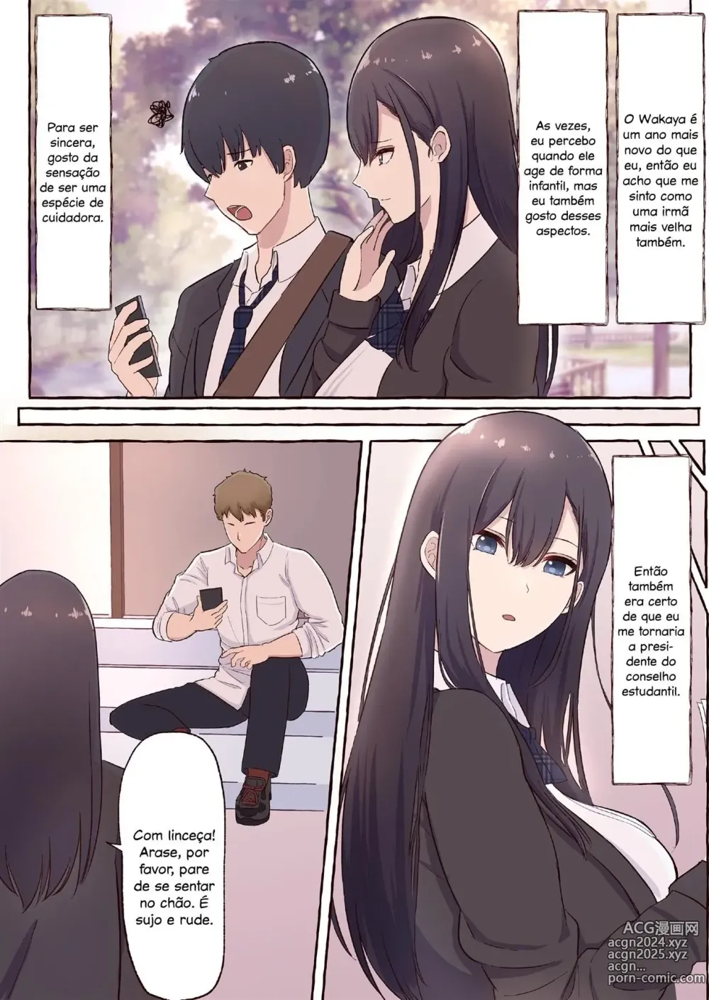 Page 4 of doujinshi Cool na Kyonyuu Iinchou, Netorare Kairaku Ochi