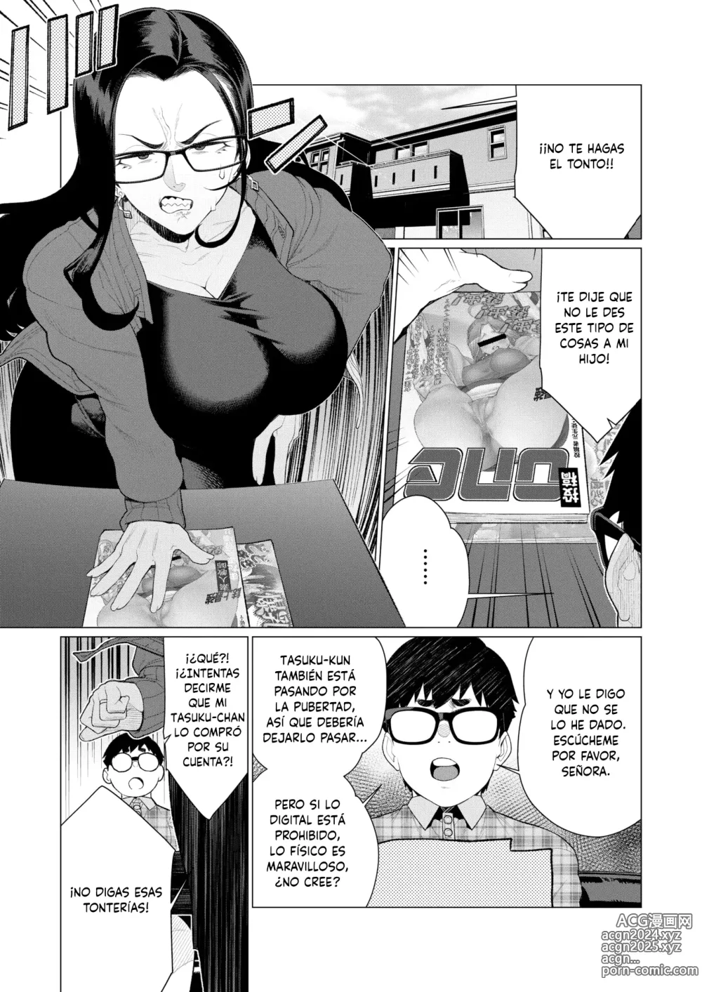 Page 3 of manga Mamá Estricta VS Tutor Privado ~Lucha por la Revista Porno~