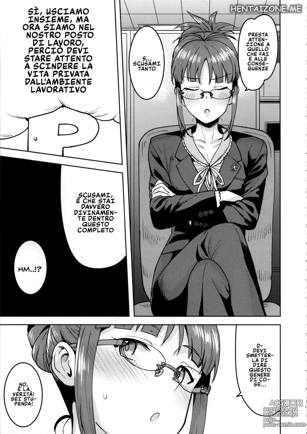 Page 4 of doujinshi Nell' Ufficio con Ritsuko