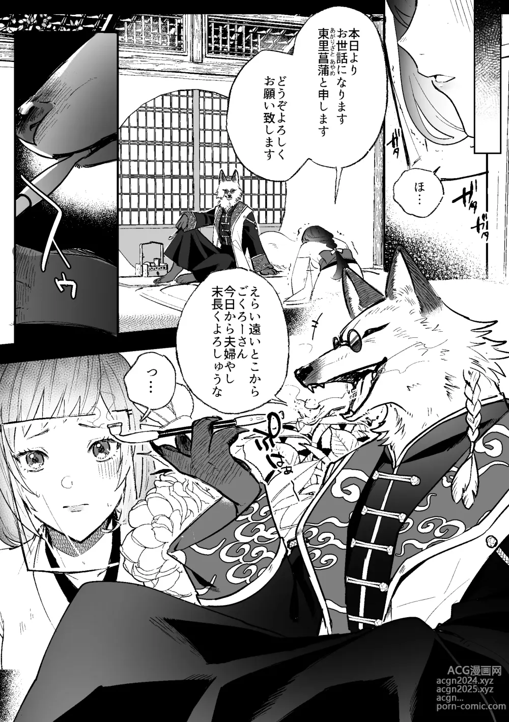 Page 6 of doujinshi Kitsune ni Yomeiri