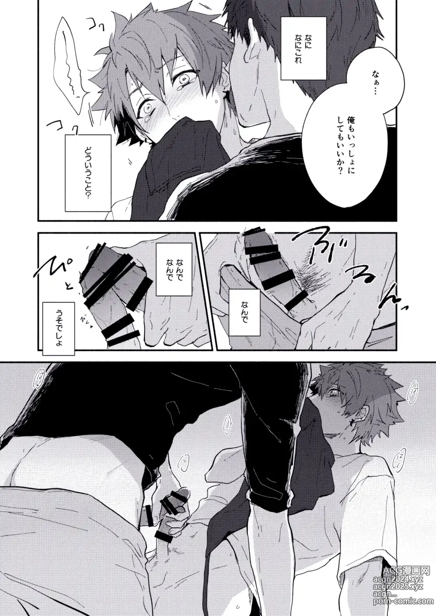 Page 15 of doujinshi Zettai naisho ni shitainoni