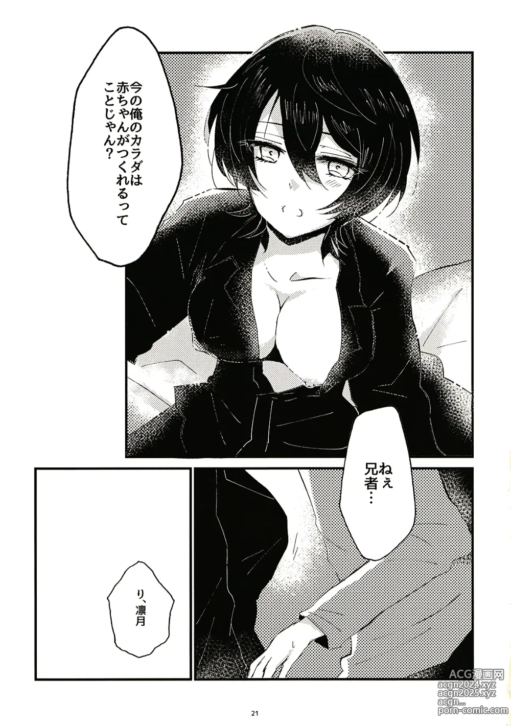 Page 21 of doujinshi 1-Kagetsu Otameshi Onnanoko