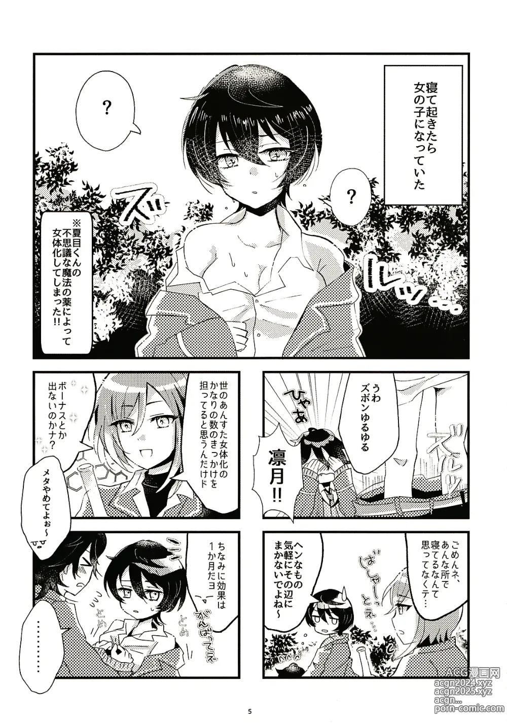 Page 5 of doujinshi 1-Kagetsu Otameshi Onnanoko