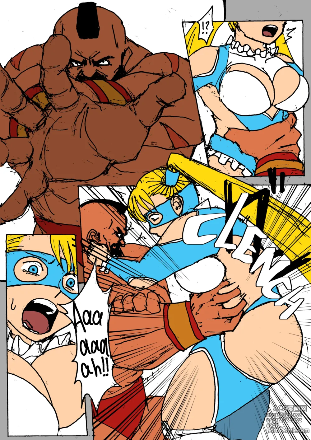 Page 8 of doujinshi Zangief VS. Rainbow Mika