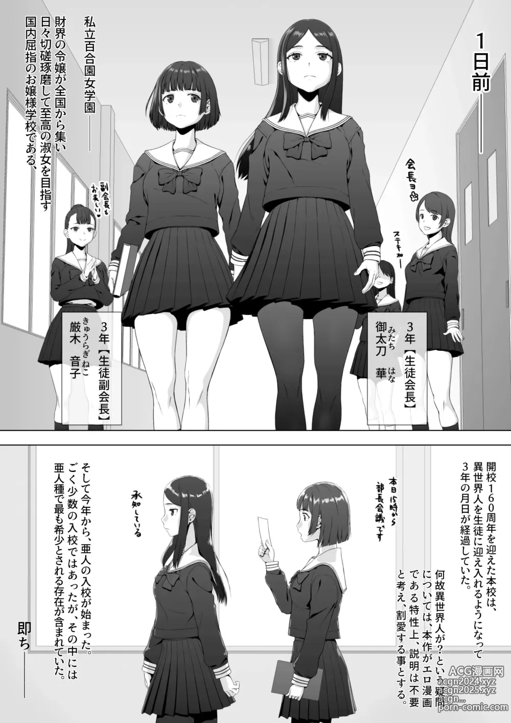 Page 6 of doujinshi Sukeban Kuro Gal Elf o Futanari Chinpo de Wakarasetai