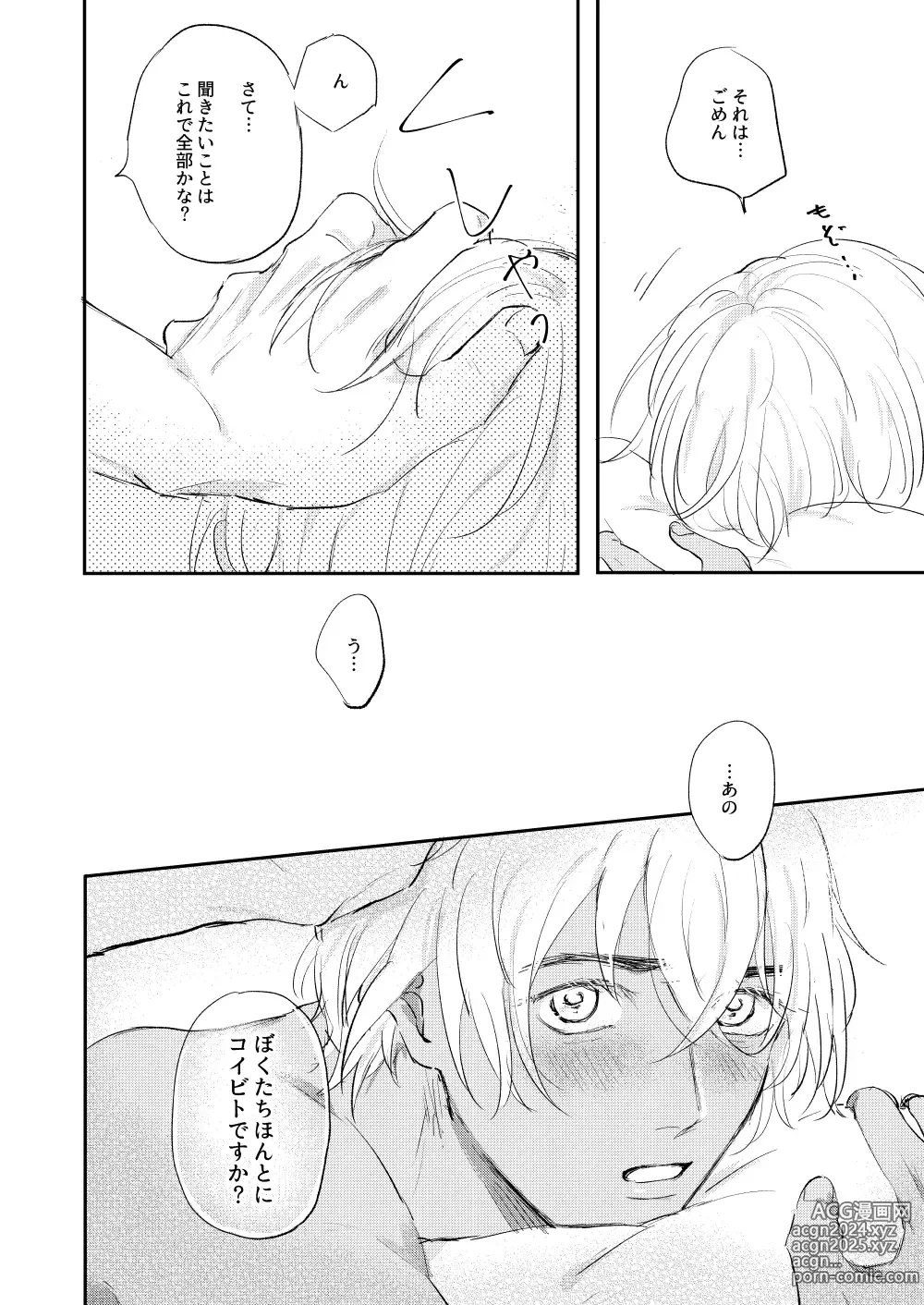 Page 49 of doujinshi Bokutachi hontoni koibitodesuka?