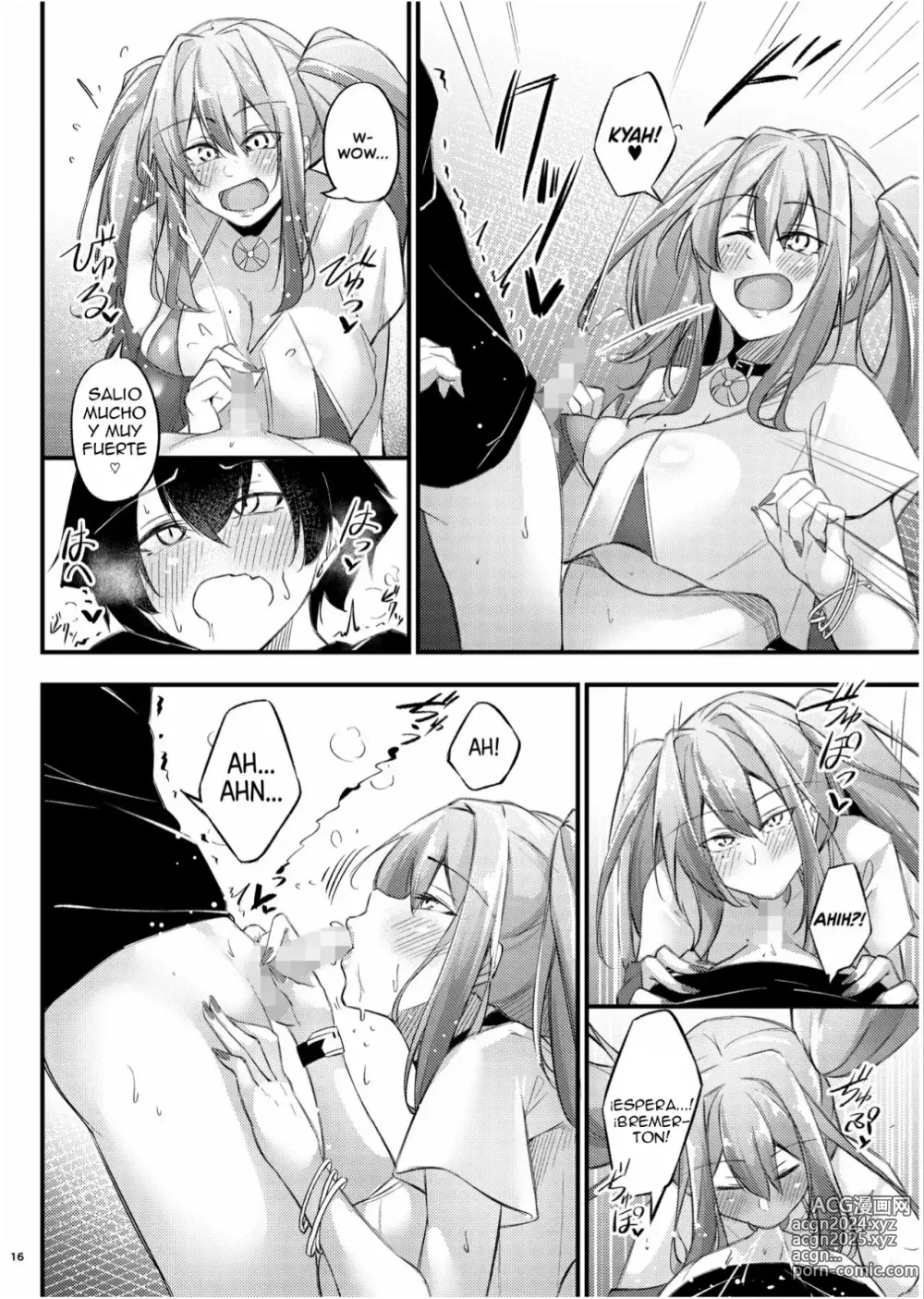 Page 16 of doujinshi El Cuarto de Consiliacion Amorosa 1 ~El Arco de Bremerton~