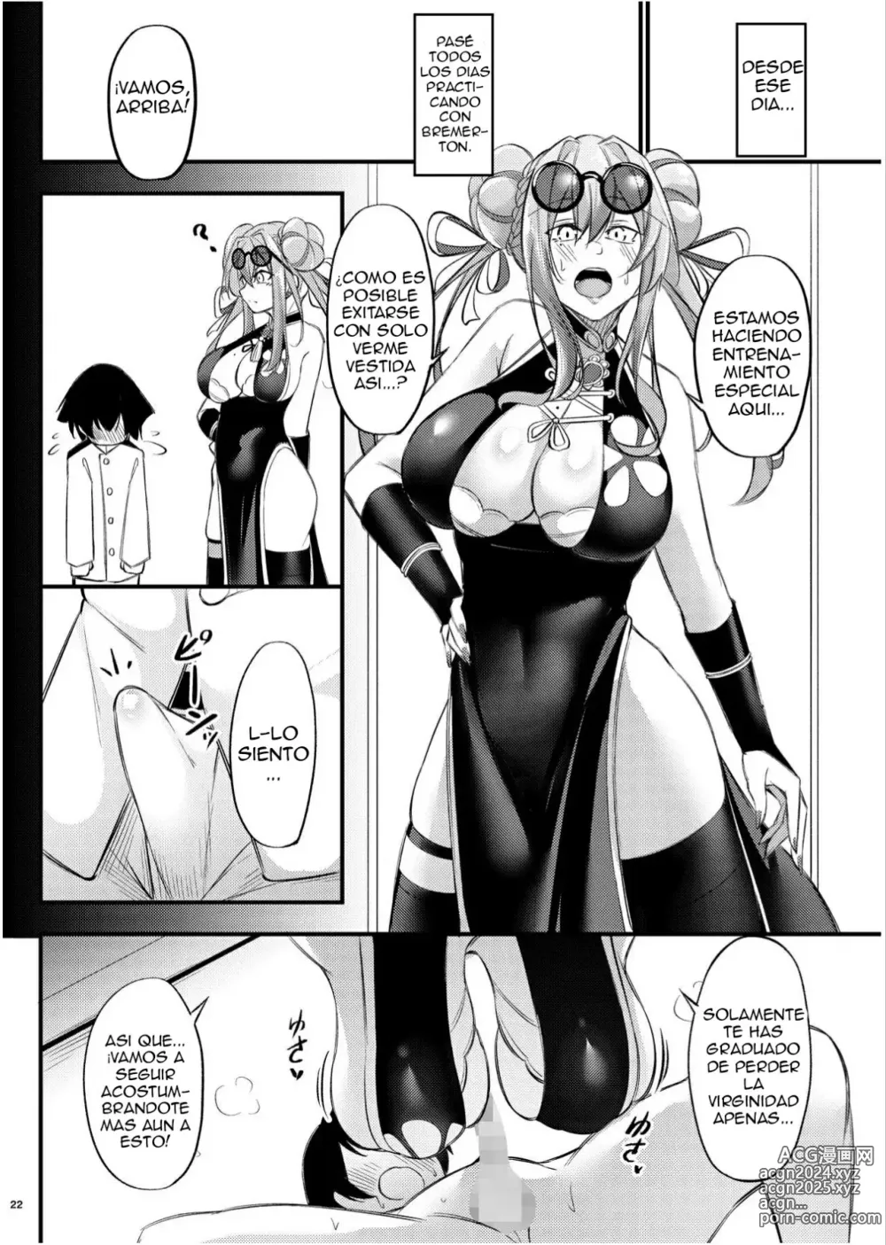 Page 22 of doujinshi El Cuarto de Consiliacion Amorosa 1 ~El Arco de Bremerton~