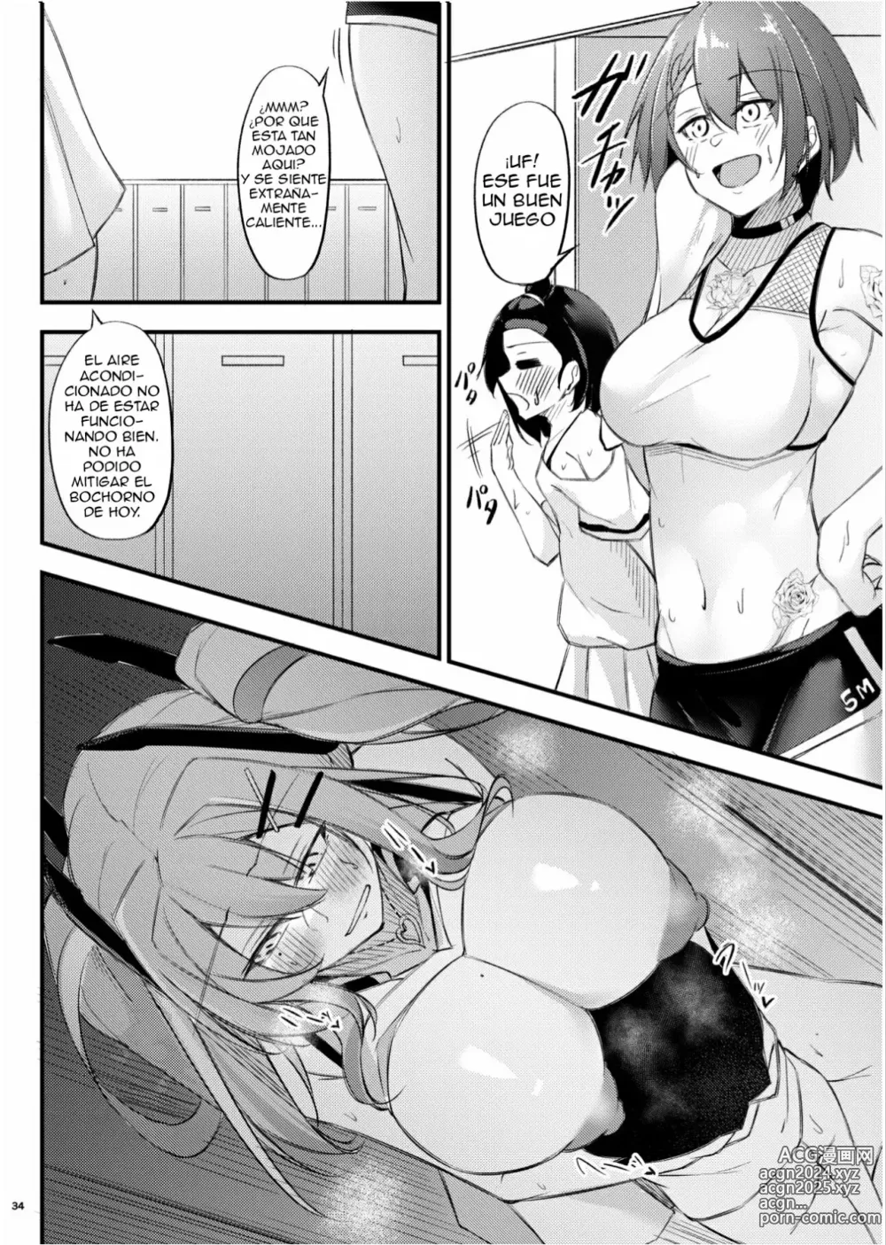 Page 34 of doujinshi El Cuarto de Consiliacion Amorosa 1 ~El Arco de Bremerton~