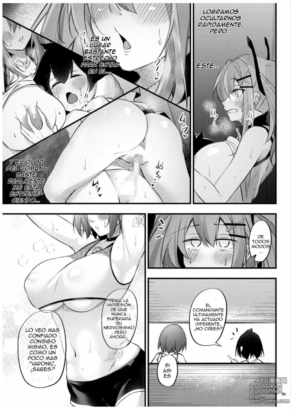 Page 35 of doujinshi El Cuarto de Consiliacion Amorosa 1 ~El Arco de Bremerton~