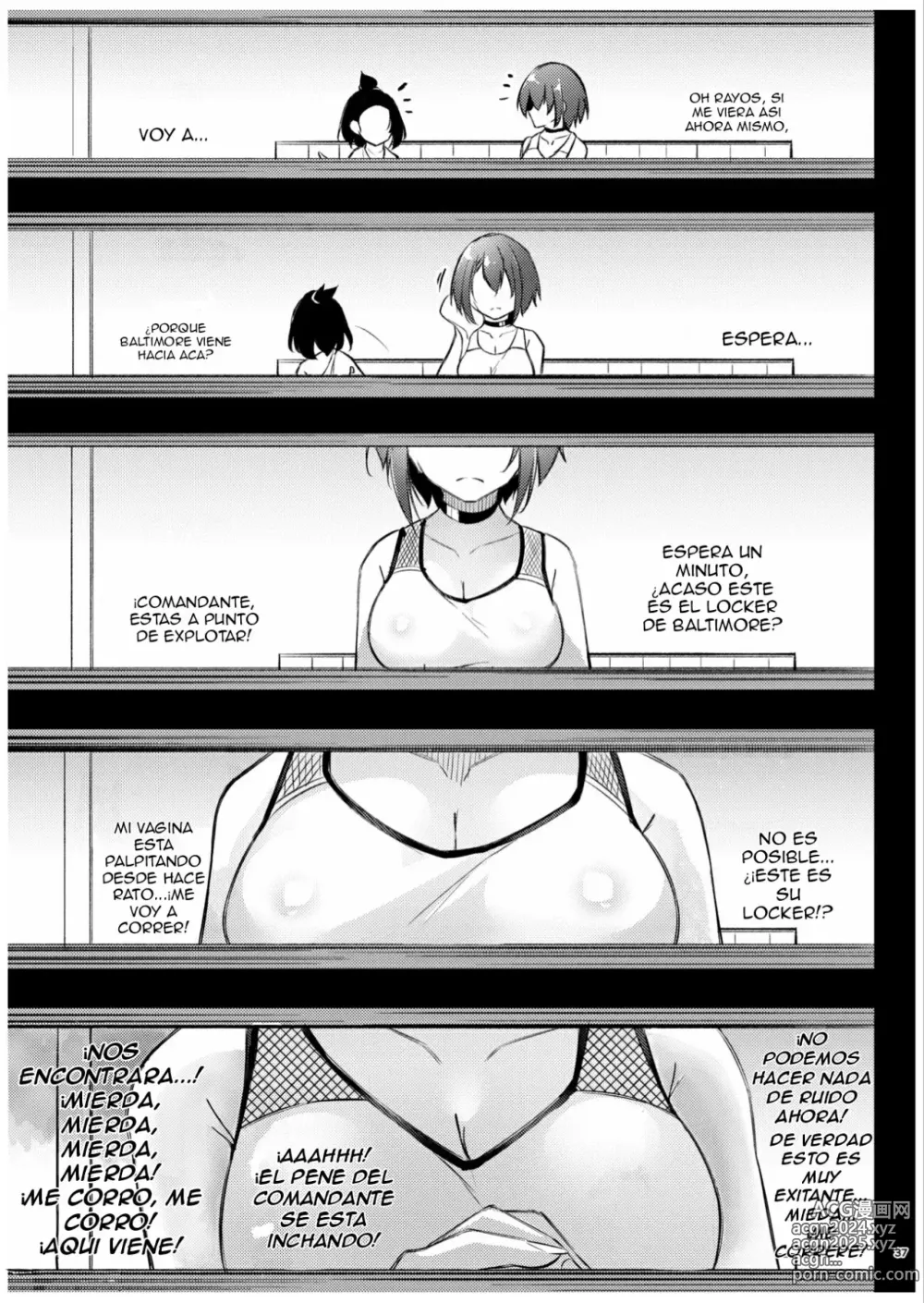 Page 37 of doujinshi El Cuarto de Consiliacion Amorosa 1 ~El Arco de Bremerton~