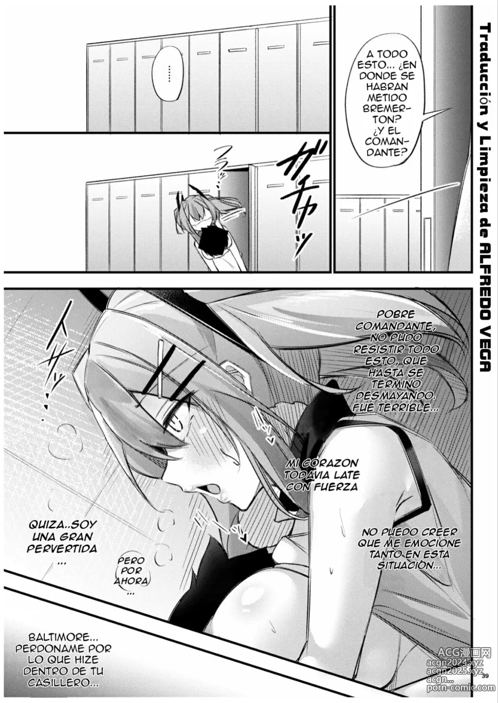 Page 39 of doujinshi El Cuarto de Consiliacion Amorosa 1 ~El Arco de Bremerton~