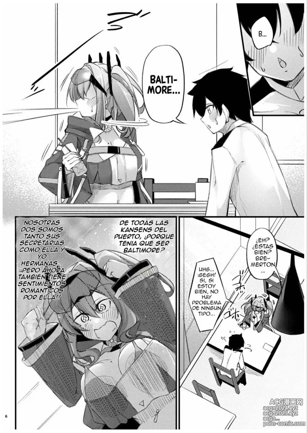 Page 6 of doujinshi El Cuarto de Consiliacion Amorosa 1 ~El Arco de Bremerton~