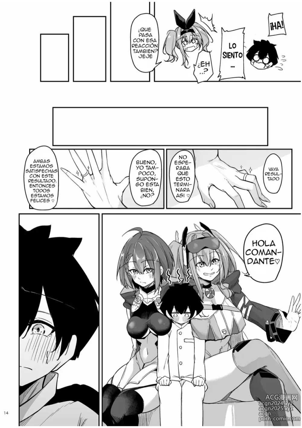 Page 13 of doujinshi El Cuarto de Consiliacion Amorosa 3 ~El Arco de Bremerton y Baltimore~