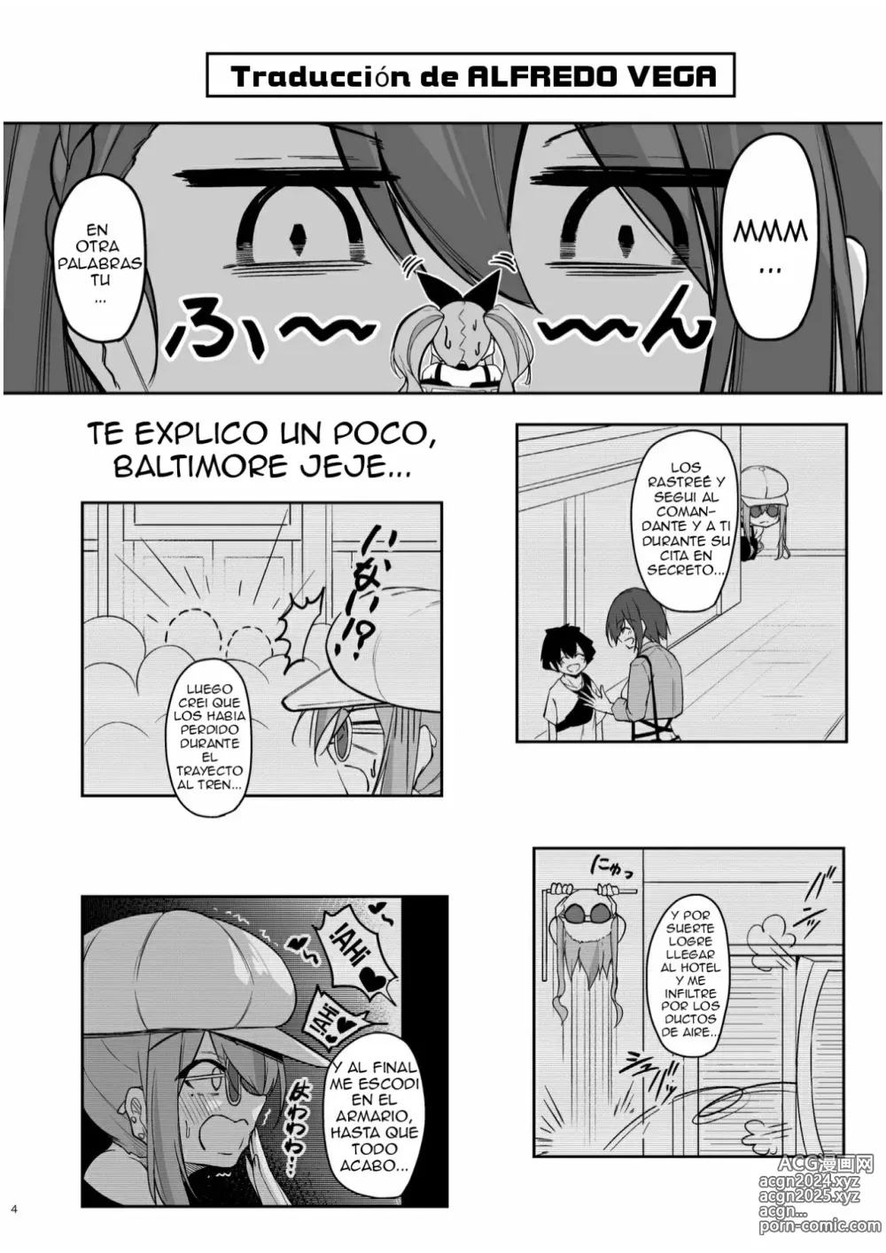 Page 3 of doujinshi El Cuarto de Consiliacion Amorosa 3 ~El Arco de Bremerton y Baltimore~