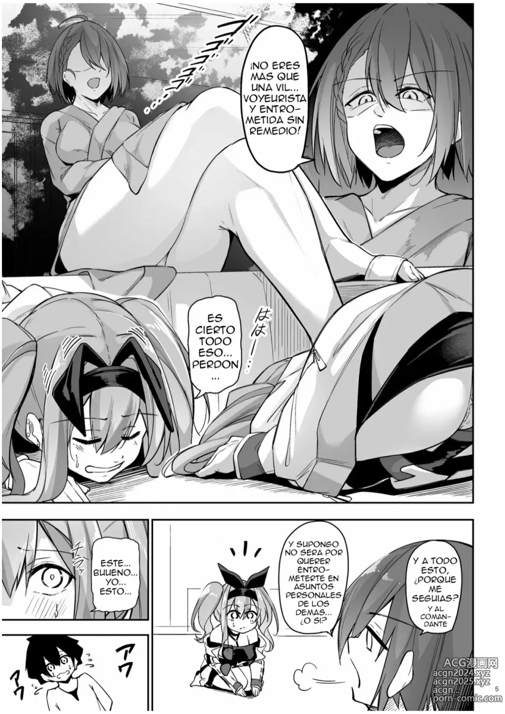 Page 4 of doujinshi El Cuarto de Consiliacion Amorosa 3 ~El Arco de Bremerton y Baltimore~