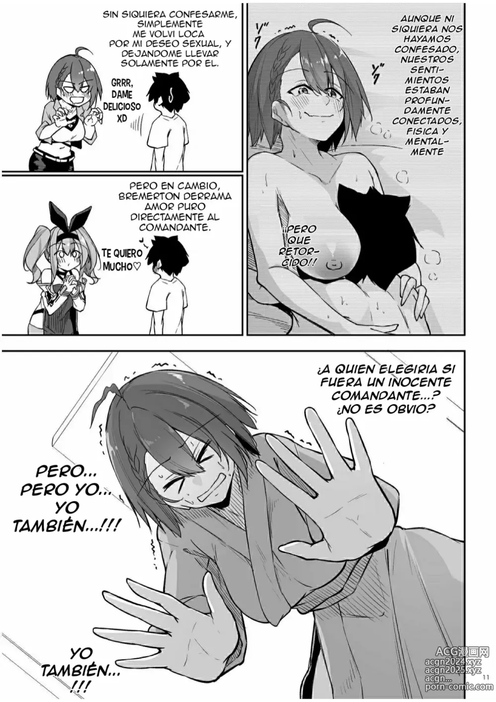 Page 10 of doujinshi El Cuarto de Consiliacion Amorosa 3 ~El Arco de Bremerton y Baltimore~