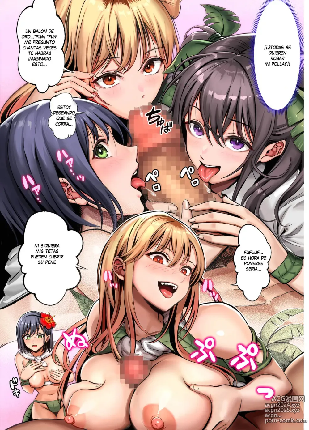 Page 18 of doujinshi Haren de Náufragos en una Isla Desierta