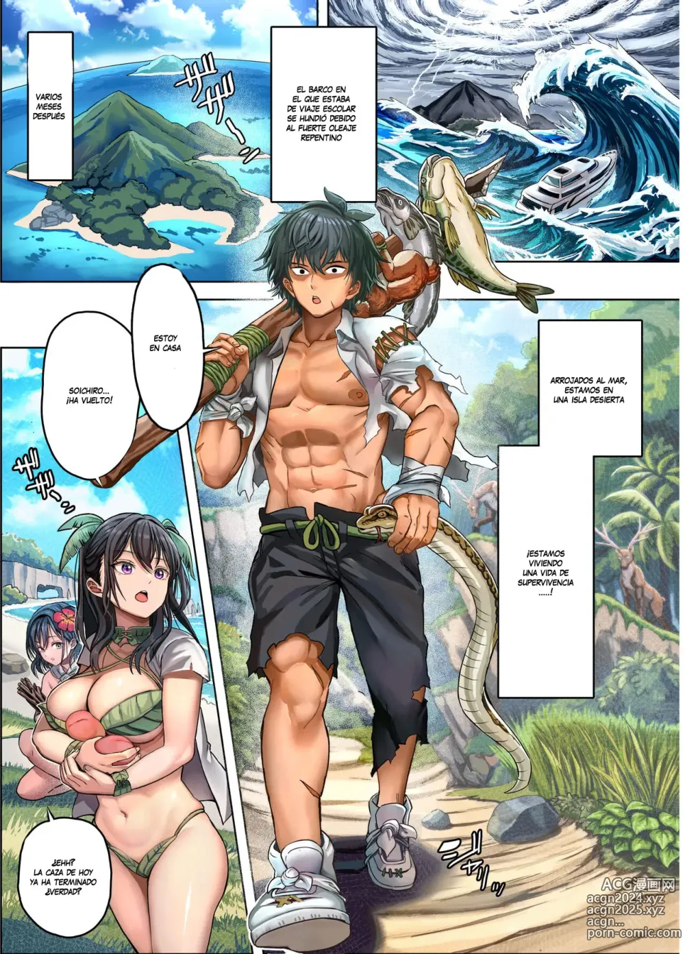 Page 6 of doujinshi Haren de Náufragos en una Isla Desierta