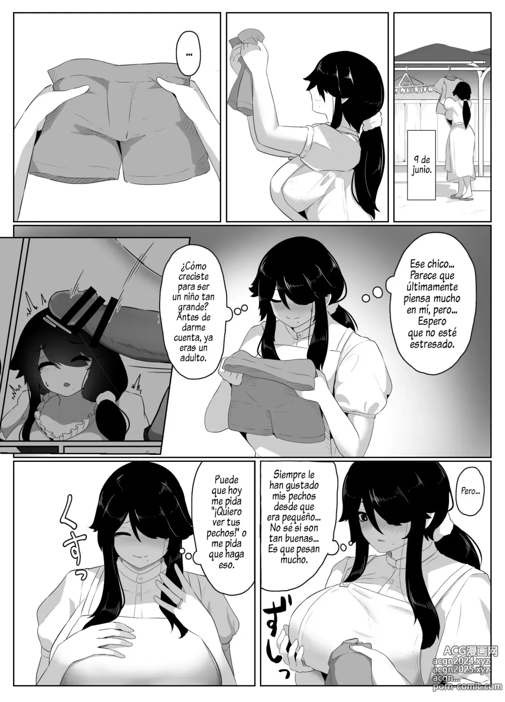 Page 100 of doujinshi Good Night, Mom I