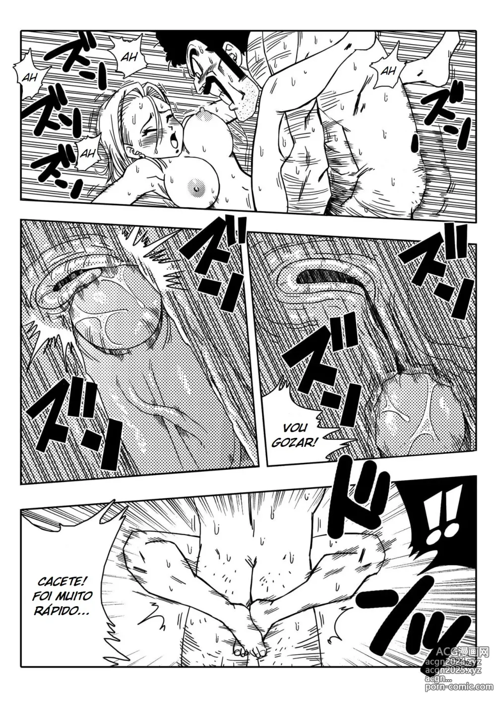 Page 12 of doujinshi Dagon Ball - Andróide 18 Contra Mr. Satan (decensored)