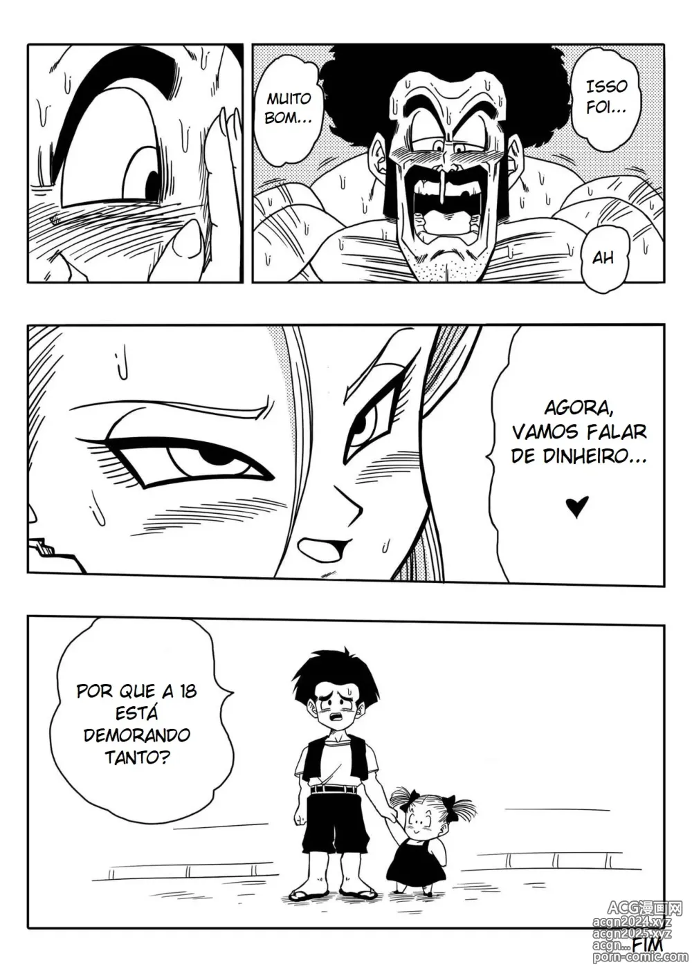 Page 14 of doujinshi Dagon Ball - Andróide 18 Contra Mr. Satan (decensored)