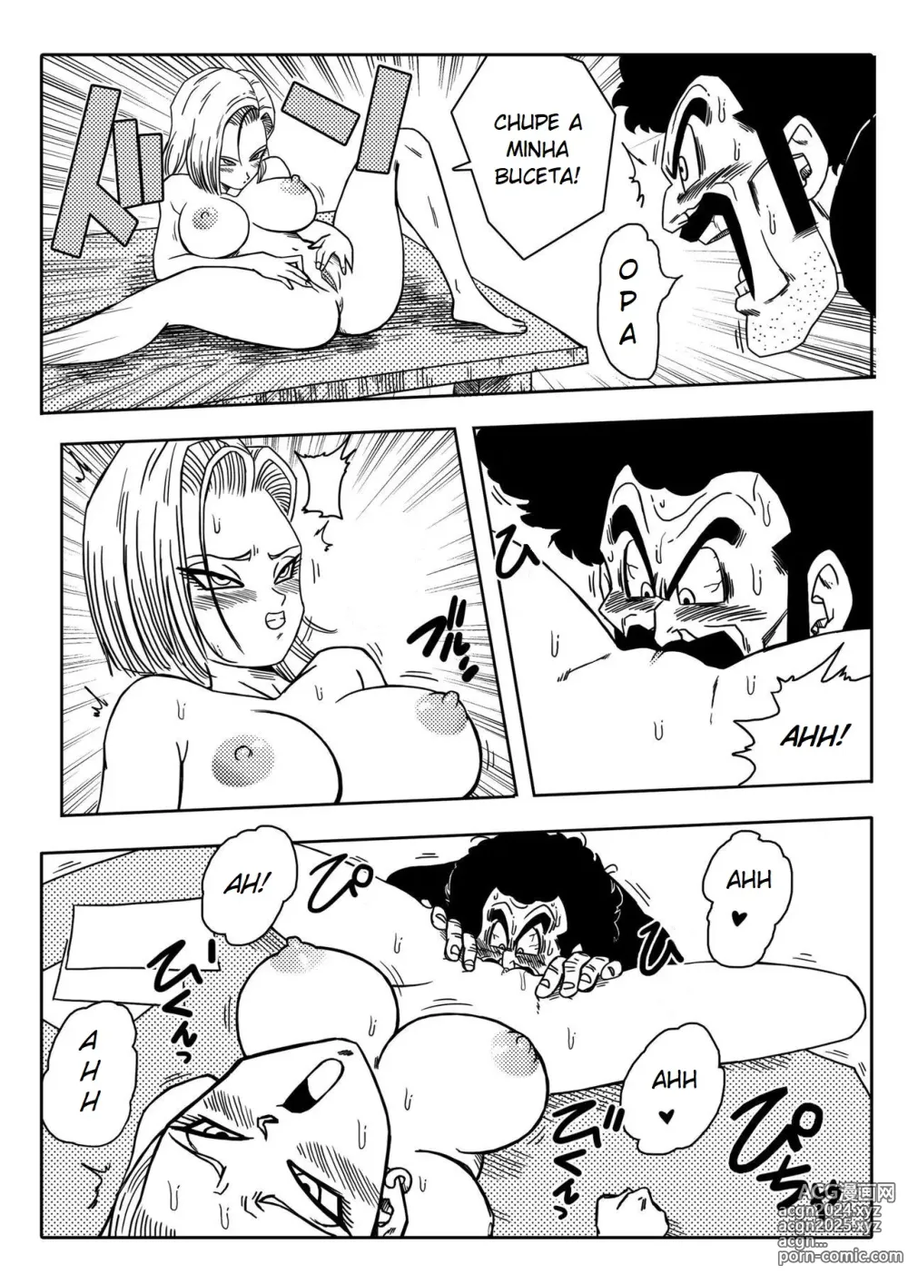 Page 8 of doujinshi Dagon Ball - Andróide 18 Contra Mr. Satan (decensored)