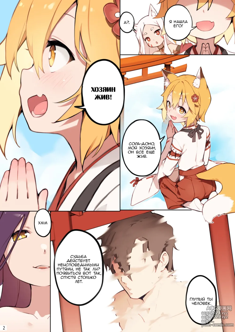 Page 3 of doujinshi 800-летнее обещание (decensored)