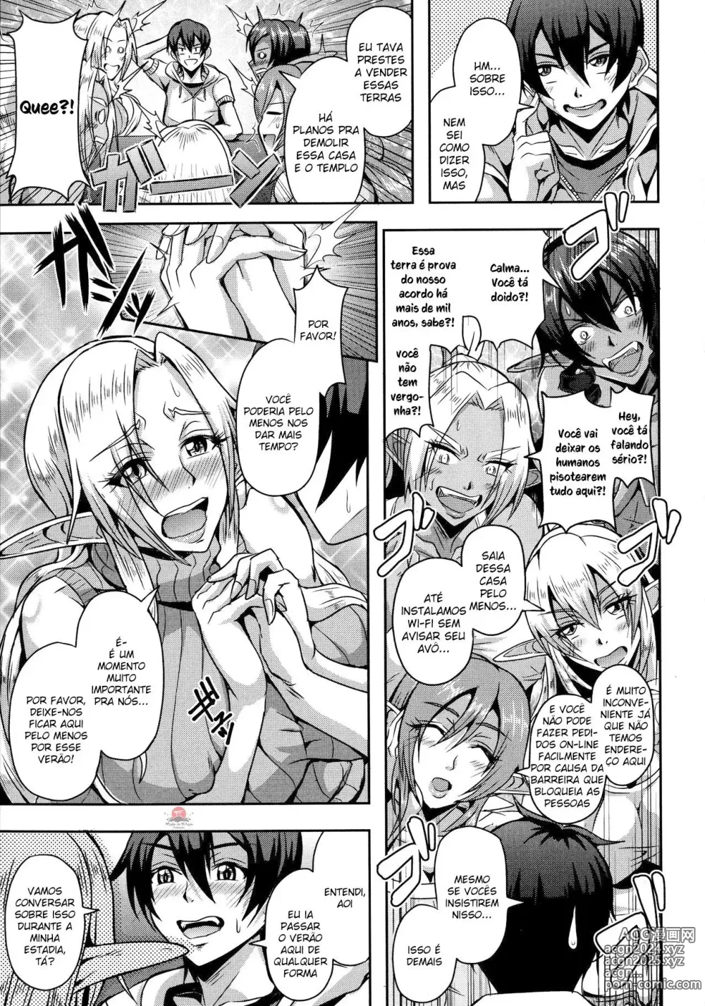 Page 11 of manga Elf Harem no Mori to Kozukuri Keiyaku