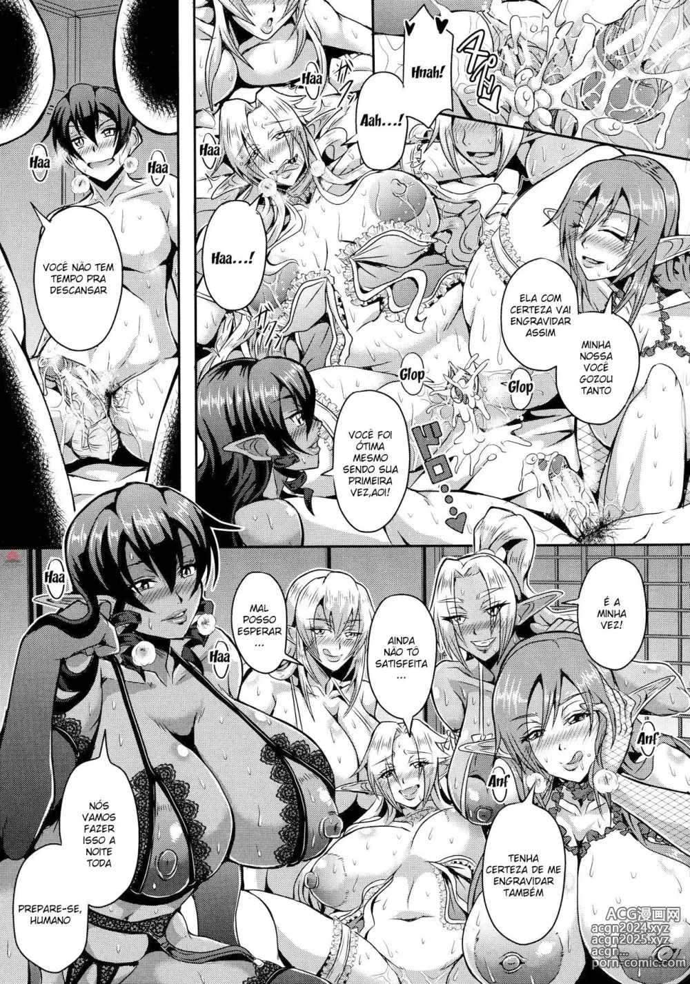 Page 28 of manga Elf Harem no Mori to Kozukuri Keiyaku