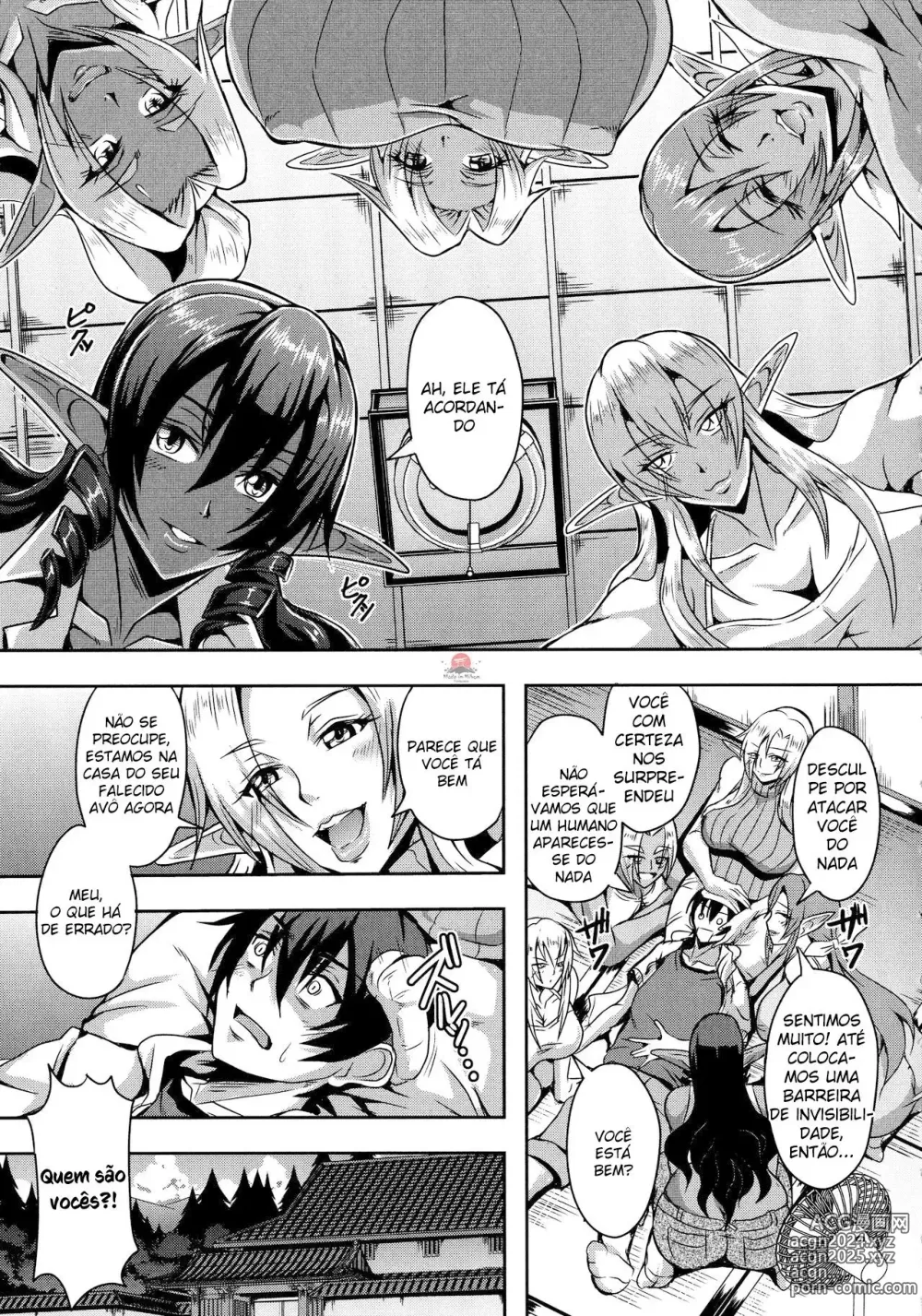 Page 9 of manga Elf Harem no Mori to Kozukuri Keiyaku