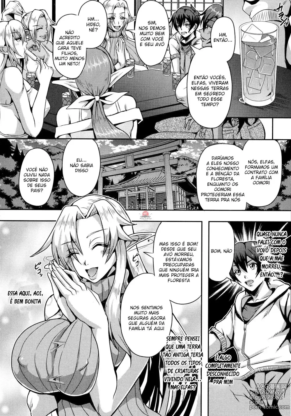 Page 10 of manga Elf Harem no Mori to Kozukuri Keiyaku