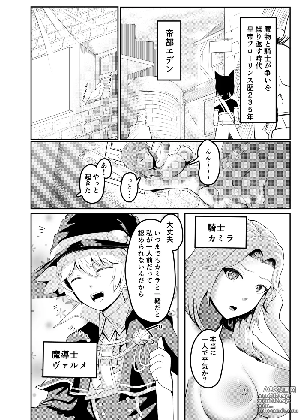 Page 4 of doujinshi Onna Kishi ga Jibun ni NTR x Kanochi  Suru made Ato 〇-nichi