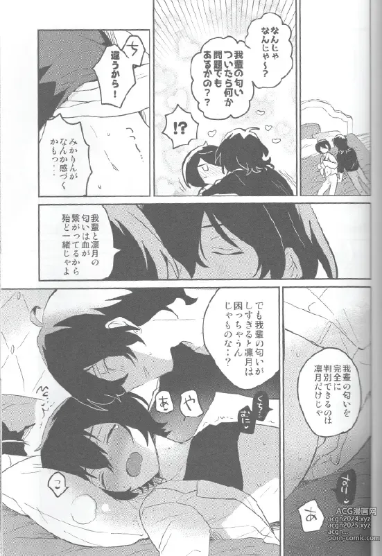 Page 14 of doujinshi Kyou wa Mikarin ga Inai