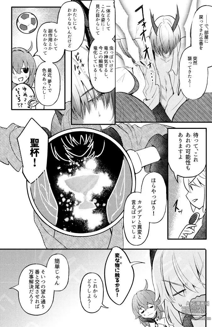 Page 4 of doujinshi Mushi wa ban to kodzukuri shitai