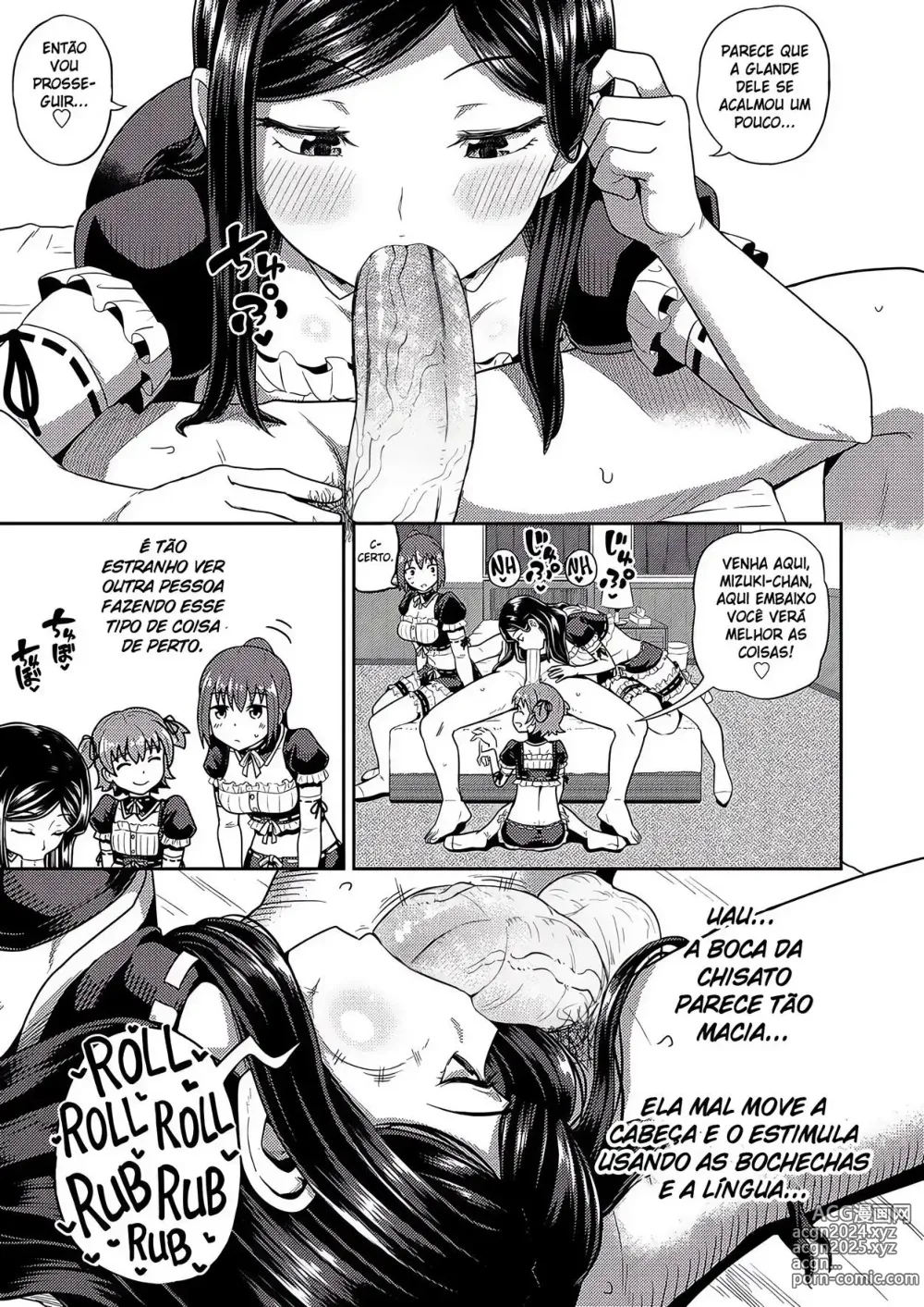 Page 154 of doujinshi My Childhood Friend is my Personal Mouth Maid