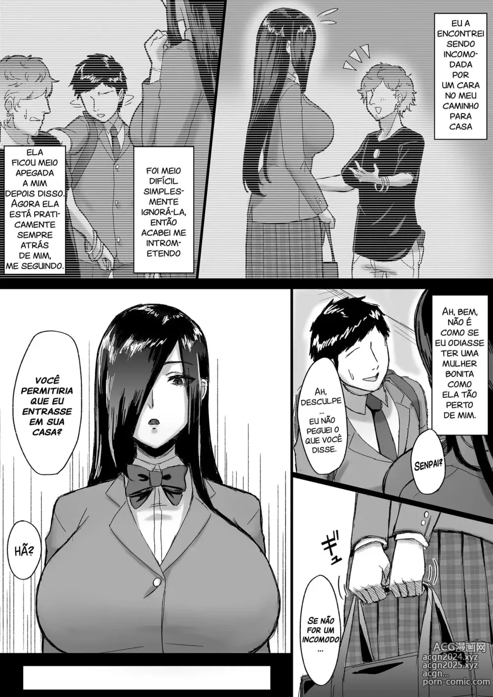 Page 4 of doujinshi Pressed For Sex By My Tall Aloof Kouhai